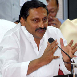 CM Kiran Kumar Reddy