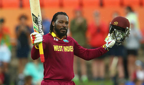 Chris Gayle breaks double century!