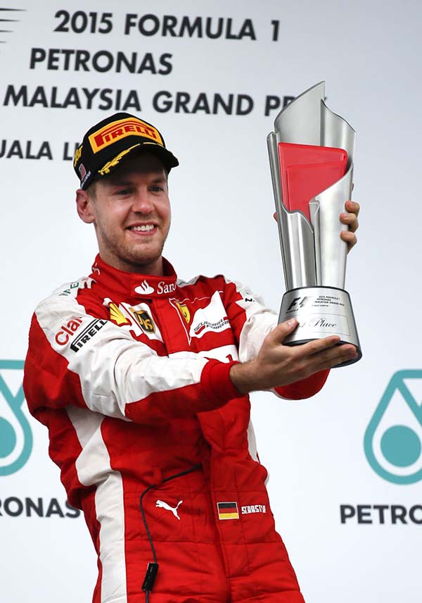 Ferrari driver Sebastian Vettel