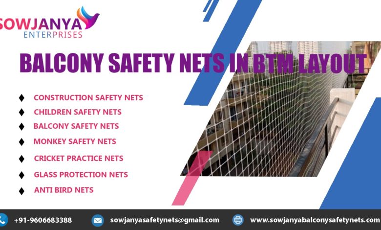 baalcony safety nets in btm layout