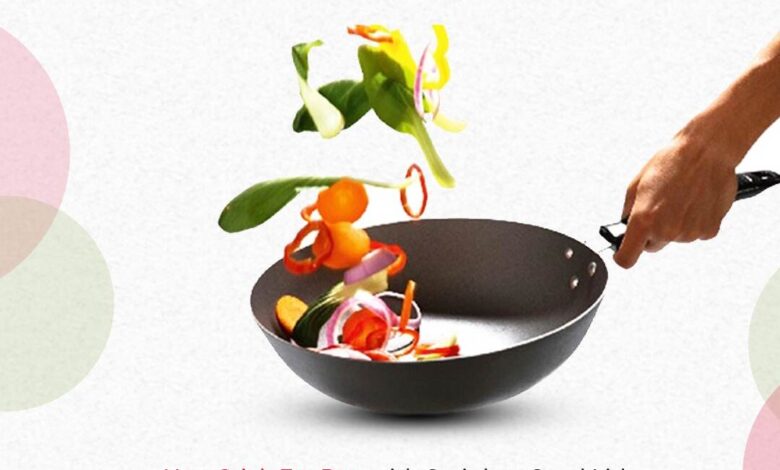 Buy the Best Non-Stick Fry Pan with Stainless Steel Lid in Hyderabad – Universal Pride